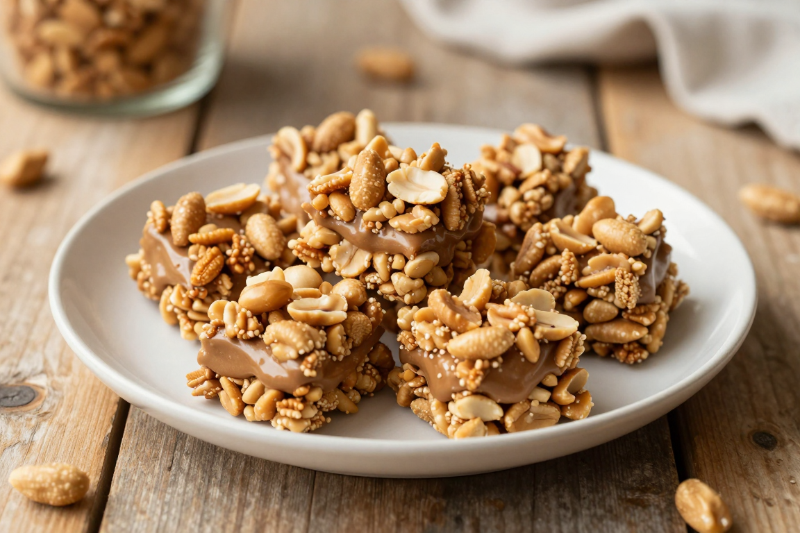 No-Bake Peanut Butter Cereal Treats