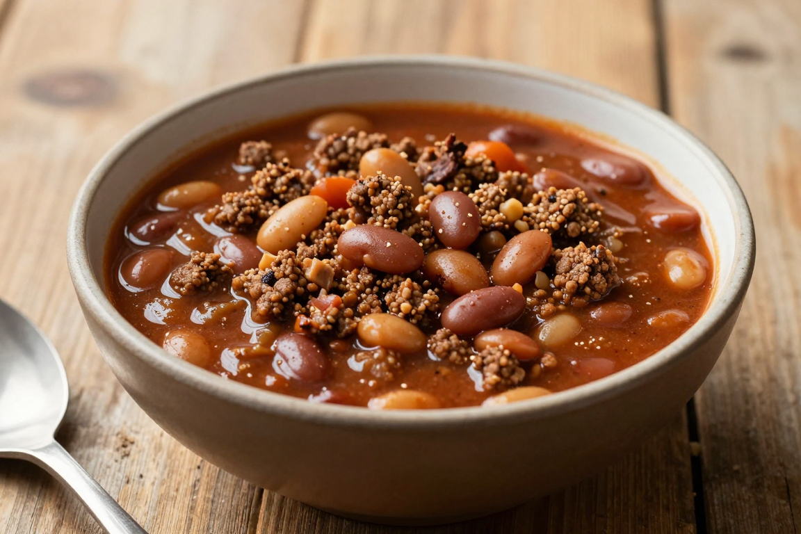 Three-Bean Pantry Chili