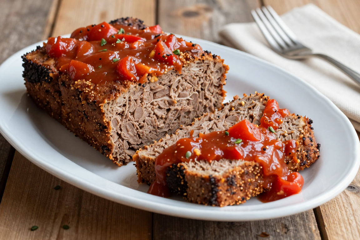 Old-School Oatmeal Meatloaf