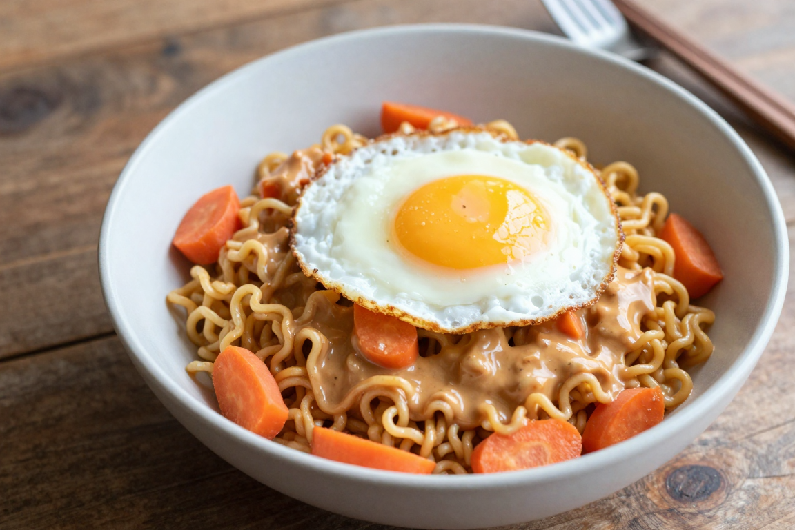 Peanut Butter Ramen (Pantry Pad Thai)